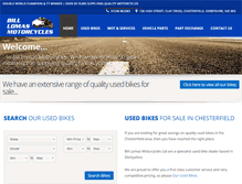 Tablet Screenshot of billlomasmotorcycles.co.uk